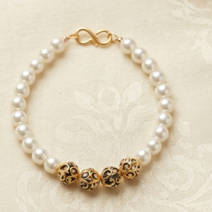 Laddu Gopal Ji Pearl Necklace