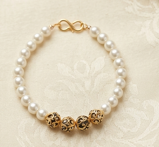 Laddu Gopal Ji Pearl Necklace
