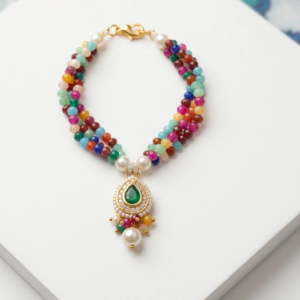 Laddu Gopal Ji Multi Color Bead Necklace