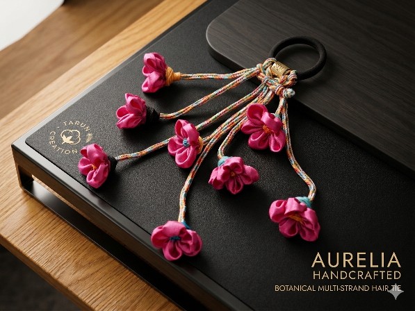 Handmade Fabric Hair Accessories & Traditional Hair Jewellery - Image 2