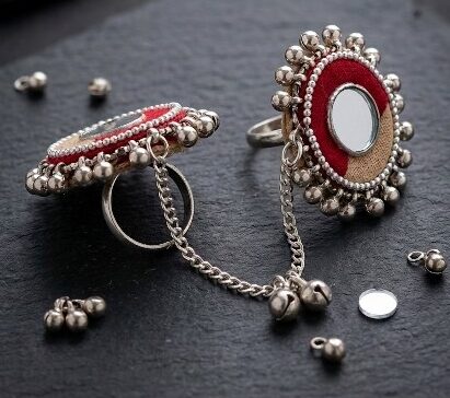 Fabric Mirror Work Ring